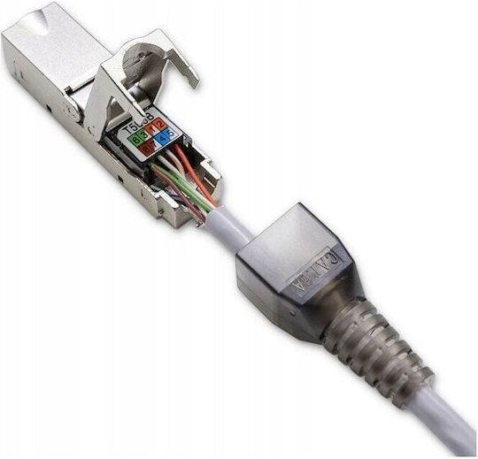 Qoltec Βύσμα Qoltec Rj45 Χωρίς Εργαλεία Stp Cat6a Jack Pin T568b T568a