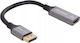 Lanberg Displayport M auf HDMI F 8k Kabeladapter 20cm Silber