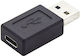 USB-zu-USB-C-Adapter Schwarz
