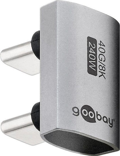 Προσαρμογέας Usb Goobay Προσαρμογέας Usb-c 180 Σχήμα U Usb4