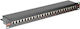 Roline Patchpanel Kat.6 Klasse E 19" 24p Geschirmt Schwarz