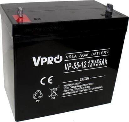 Volt Polska UPS Battery with Capacity 55Ah and Voltage 12V 1pcs