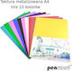 Polsirhurt Glattes Metallisches Papier A4 Mix