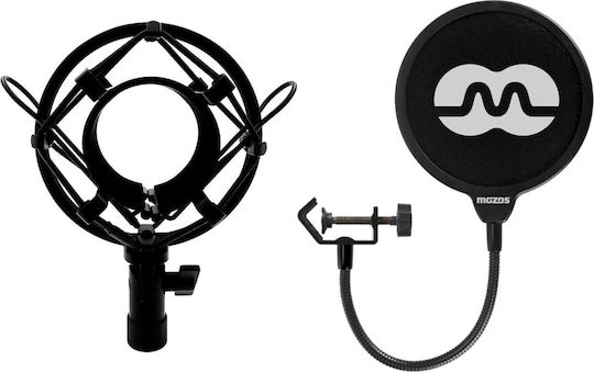 Mozos Mozos Shock Mount for Microphones 48-54mm Shm2 + Microphone Pop Filter Ps-1