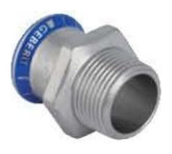 Geberit Σύνδεσμος Mapress Edelstahl Μεταβατικός 54mm 2" 31711