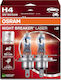 Osram Car Lamps Night Breaker Laser +150% H4 / P43T Halogen 12V 55W 2pcs