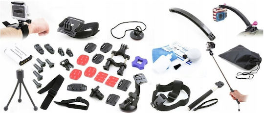 Xrec 360-Degree Rotating Base Helmet for Gopro Hero 7 6 5 + 4 3+ 3 2 1