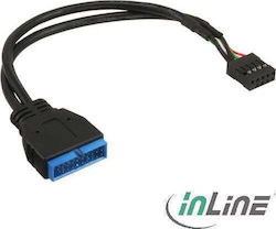 InLine USB to 30-Pin Cable Μαύρο 0.3m 1τμχ