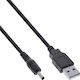 InLine USB 2.0 Cable USB-A male - DC Μαύρο 3m