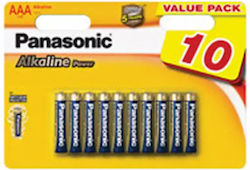 Panasonic Zinc AAA Batteries 9V 10 pack