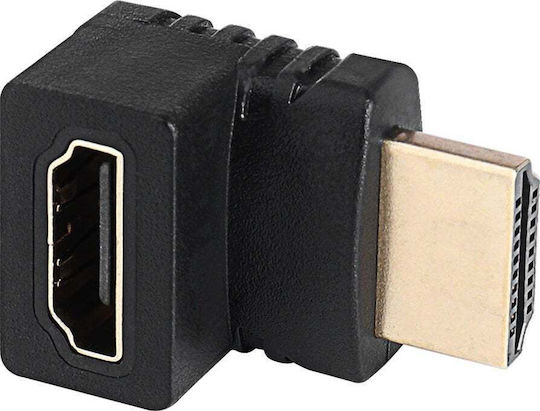 Адаптер USB Akyga Akyga Адаптер 90 градуса Ak-ad-70 HDMI M HDMI F под ъгъл