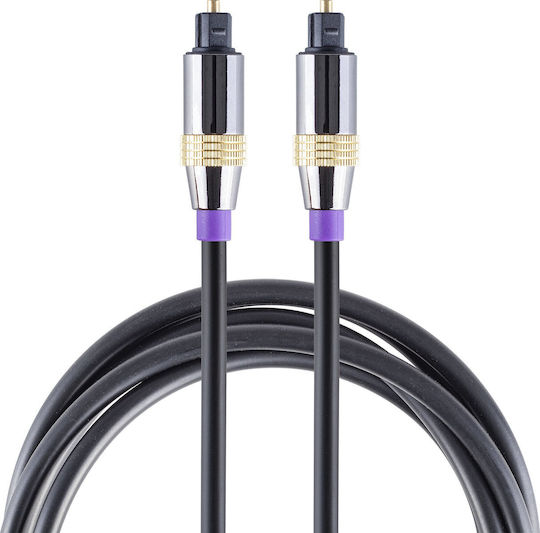 Libox Optisches Audiokabel TOS männlich - TOS männlich Schwarz 3m (LB0031)