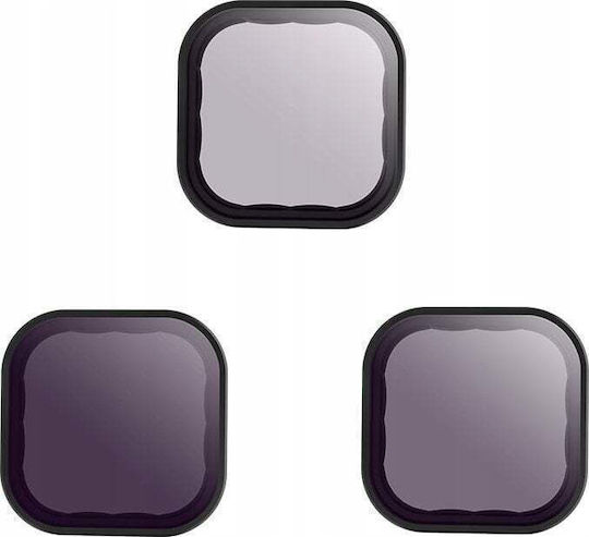 Filter Set 3x Gray Filter Nd Nd8 Nd16 Nd32 Gopro Hero 13 Black S5-flt-12-tgp