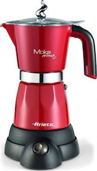 Ariete Mokina Grande Electric Stovetop Espresso Pot 480W Roșu Ariete Mokina Grande Electric Stovetop Espresso Pot 480W Roșu