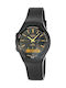 Casio Digital Womens Watch Battery with Black Rubber Strap