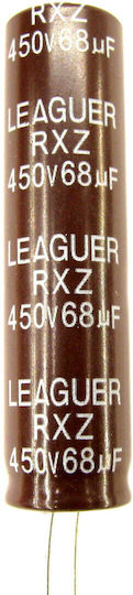 Електролитен кондензатор 68μF 450V Ø12.5x50 Ls:5mm 10000ч @ 105°C