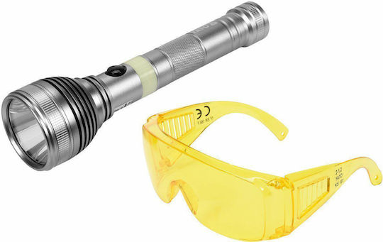 Yato Wiederaufladbar Taschenlampe LED UV IP20 Silber