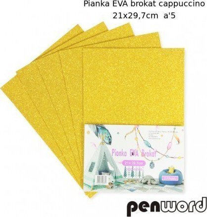 Penword Eva Schaumstoff Glitzer Cappuccino 21x29,7 A5 Penword