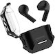 Somostel SMS-i550SC Earbud Bluetooth Handsfree Ακουστικά με Θήκη Φόρτισης Μαύρα