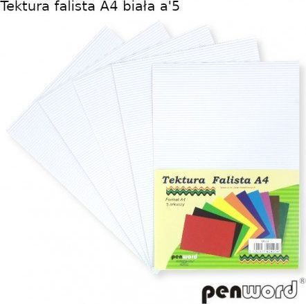 Penword Corrugated Cardboard Penword A4 5 Sheets White Penword