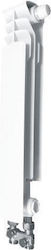 Kfa Heizkörperelement Aluminium Rechts G 500 F D Unterer Anschluss + Gerades Verbindungsset 50 x 50mm Kreuzzufuhr 878-051-44