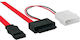 InLine - Cable 0.4m Red (29608)