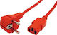 Roline - Kabel 1.8m Rot