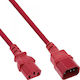 InLine IEC C13 / IEC C14 - IEC C13 / IEC C14 Cable 1m Red