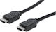 Manhattan HDMI 2.1 Ultra High Speed 48Gbps 4K 120Hz HDR VRR HDMI кабел HDMI мъжки - HDMI мъжки 1 м Черен