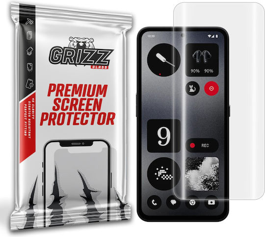 GrizzGlass Hydrogel Displayschutzfolie (Nichts CMF Telefon 1, GrizzGlass)
