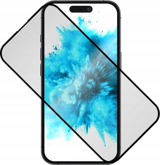 Fixed Privacy Full Face Tempered Glass Μαύρο (iPhone 15 Plus / 16 Plus)