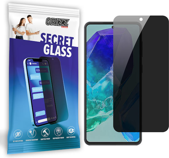 GrizzGlass Ceramic Privacy Tempered Glass (Galaxy M55)