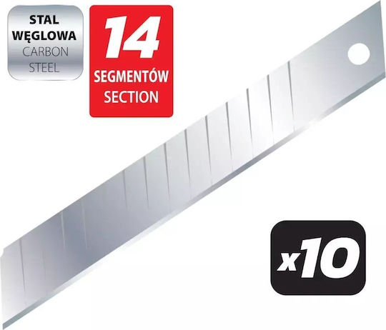 Lame Dedra Densitate Dinte 18mm 14 Segmente 10 Bucăți