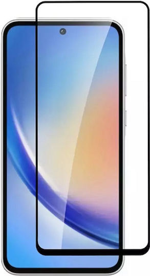 Пълно лепило Закалено стъкло за цялото лице Черен (Galaxy A36)