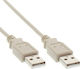 InLine USB 2.0 Kabel USB-A-Stecker - USB-A-Stecker 0.3m 34303H