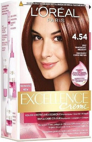 L'Oreal Paris Hair Dye 4.54 Copper Mahogany Brown