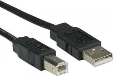 Καλώδιο Usb Roline Usb-a Usb-b 0.8 M Μαύρο
