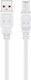 Καλώδιο Usb Goobay Usb-a Usb-b 1 M Λευκό Jab-1521959