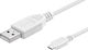 Καλώδιο Usb Goobay Usb-a 5 M Λευκό 96195