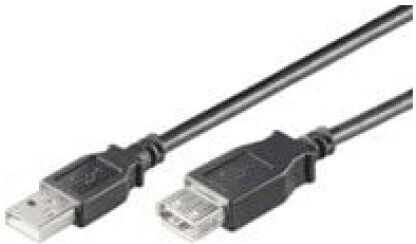 Καλώδιο Usb Microconnect Usb-a Usb-a 0.3 M Μαύρο Usbaaf03b