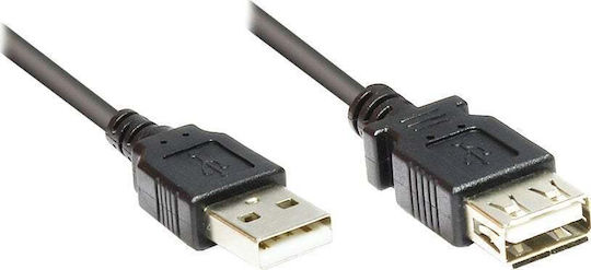 USB 2.0 Verlängerungskabel Gute Verbindungen A-st.-a-bu 0,15m