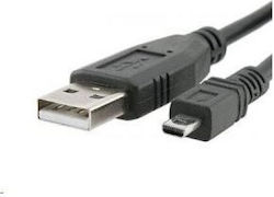 Cablu PremiumCord USB-A la Mini USB 2M Negru KU2M2D