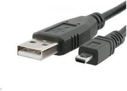 PremiumCord USB-A auf Mini USB 2M Schwarzes Kabel KU2M2D
