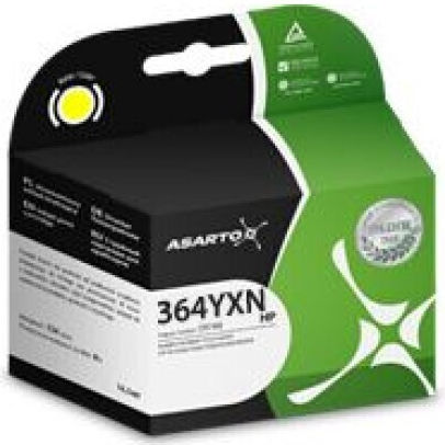 Asarto Συμβατό Μελάνι Εκτυπωτή InkJet HP 364XL Κίτρινο 1τμχ
