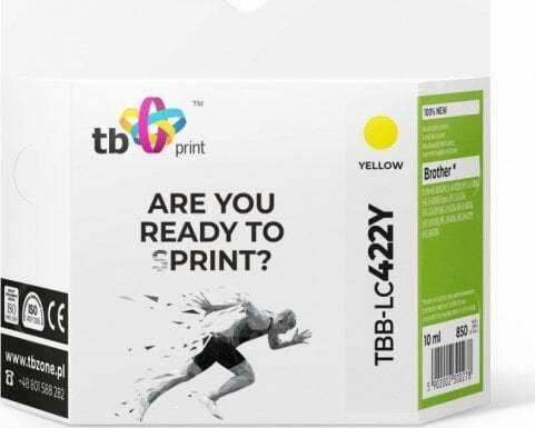 TB Print Συμβατό Μελάνι Εκτυπωτή InkJet LC422Y MFC-J5340DW Κίτρινο 1τμχ