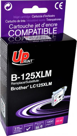 Uprint Συμβατό Μελάνι Εκτυπωτή InkJet B-125XLM / LC-125XLM Ματζέντα 1τμχ
