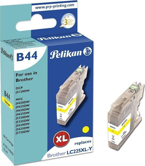 Pelikan Συμβατό Μελάνι Εκτυπωτή InkJet B44 Κίτρινο 1τμχ