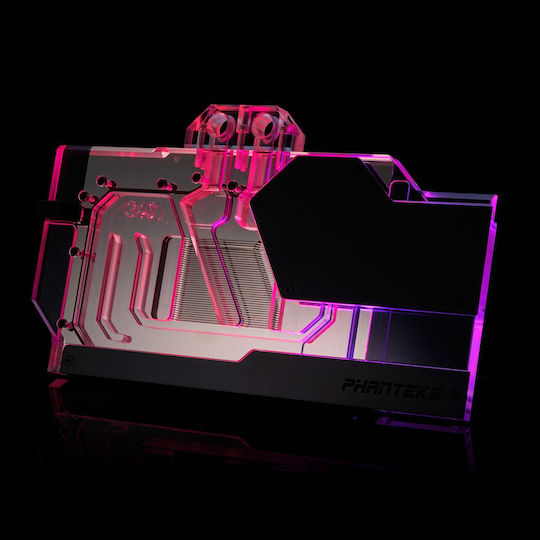 Phanteks Phanteks Glacier G40 Rtx 4090 Waterblock Backplate Msi D-rgb Μαύρο