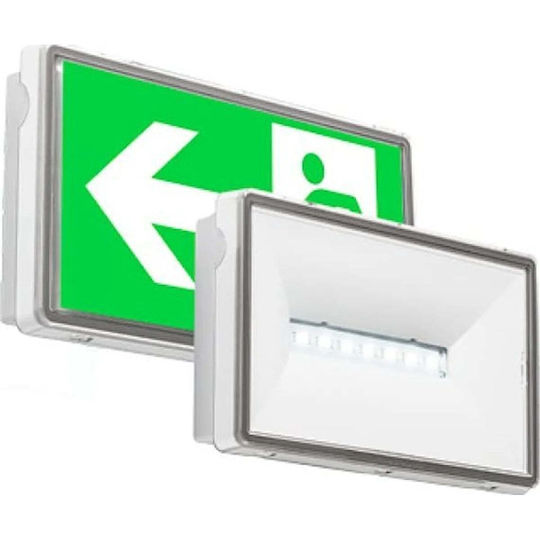 TM Technologie LED Sign Light with Battery Powered, Remote Control and Mounting Sticker 1pcs