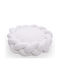 Liolios Home Μαξιλάρι Καναπέ από 100% Βαμβάκι Ivory 47x47εκ.